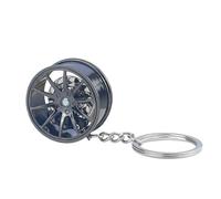 Keychain De Moyeu De Roue - Clavier De Style Jante En Accessoire De Charme De Voiture Pour Pneus Compacts | Auto Keychain Pour Voiture Automobile Modèle Véhicule Appa, Noir,