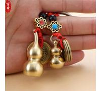 Keychain de, Porte-clés de - Ancient Five Emperors Coin Gourd Keyrings | Qui tiophent Le Croupier Chinois pour Bon, succès pour la santé de pour Les Amis et Les familles