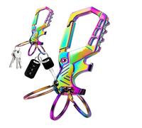 Keychain d'ouvre-bouteille - Ensemble de clés créatifs pratique, léger, utile | Mini remorque de tournevis pour bière, bouteilles, camping, pique-nique, extérieur, vie quotidienne, kit de surv