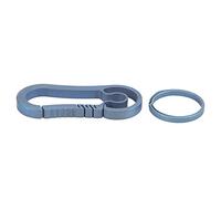 Keychain en Alliage - Conception d'obus Courbes en Une pièce et U, Léger et Durable, Finition antigone d'empreinte en Pierre, Utilisation Confortable Ergonomique, Portable et Eco (Type 2)