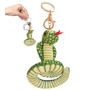Keychain En Peluche De Serpent - Charme Créatif De Sac À Dos, Pendentif Animal Doux | Petite Bague Clé En Peluche Cale Mignon Accessoire De Sac De Jouets Pendants Pour Guilles Guilles Collecbl