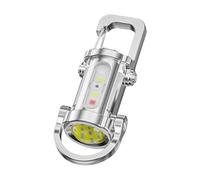 Keychain Flashlights, Keyring Torch, 3.46x1.38x1.02 Inches Compact Waterproof USB Rechargeable Bright Survival Gear, Key Chain Light for Outdoor Camping, Hiking, Mountain Climbing & Everyday Use