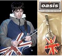 Keychain Guitare Epiphone Sheraton Noel Gallagher Oasis Union Jack