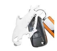 Keychain Multi Tool, Pocket Gadget Set, Multifunction Key Ring Tool Kit, Outdoor Camping Fishing Hiking Utility Gear, Home Survival Accessory for Men Women Dad Use 2.95 × 1.53 × 0.1 Inch