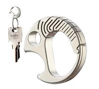 Keychain ouvre-bouteille - Mini ouvre-bière sous forme de poisson | Outil de porte-clés portable pour l'anniversaire, les Pâques, la fête et le quotidien | Ouvre-bouteille plus pratique et conviviale