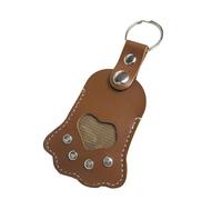 Keychain Porte-clés commémoratif pour cheveux d'animaux avec pendentifs en poils d'animaux