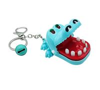 Keychain Porte-clés Hilarious Finger-Biting Prank & Luck-Based Game | Mini Portåblê Party Toy For 1-4 Players | Perfect For Kids Ages 4+, Travel, Ages, And Iñractive Family Fun, Bite-Size