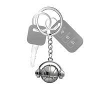 Keychains de basket-ball, clés de sport - Porte-clés en de zinc mignons de basket-ball | Accessoires clés, petits écouteurs de sport suspendus, sac créatif amusant pour, argent