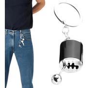 Keychains d'engrenage de levier de voiture, clés de changement de vitesse | Metal Gear Box Shifter Keychains - Porte-clés créatif de levier de transmission à 6 vitesses, accessoires de clé
