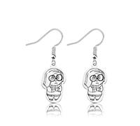 KEYCHIN Boucles d'oreilles Joie, tristesse et Peur Personnages Anger & Dégust Cadeaux Anxiety Merch, Large, Métal, Pas de gemme
