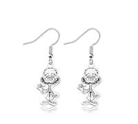 KEYCHIN Boucles d'oreilles Joie, tristesse et Peur Personnages Anger & Dégust Cadeaux Anxiety Merch, Large, Métal, Pas de gemme