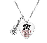 KEYCHIN Collier pour fans de la série télévisée « I Didn't Run Away This Time » - Bijoux pour amis et famille, L, acier inoxydable, L, Acier inoxydable, Acier inoxydable.