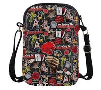 KEYCHIN Orpheus Sac à bandoulière musical Orphée et Eurydice Cadeau Œillets rouges Sac à bandoulière musical Hades & Perséphone Merch, Red Rose Cb, Tendance