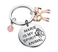 KEYCHIN Porte-clés Marie Cat Aristochats - Cadeau pour fans de film Marie Is My Spirit - Bijou animal pour la famille et les amis, Marie Animal K-s, L