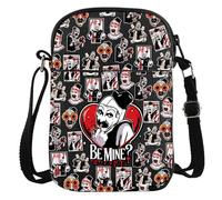 KEYCHIN Sac à bandoulière clown d'horreur - Cadeau effrayant - Cadeau Be Mine - Film d'horreur - Miroir Killer Clown Merchandising, Be Mine Cb, Tendance