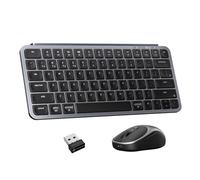 Keychron B1 Pro Clavier sans fil 75 % et souris BM24, clavier ultra fin, 2,4 GHz/Bluetooth 5.2/filaire, clavier jusqu'à 300 heures et souris 98H, capteur PAW3212, pour macOS Windows Linux