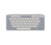 Keychron B1 Pro Clavier sans fil Bluetooth 2,4 GHz pour Mac Windows Linux Bleu rétro
