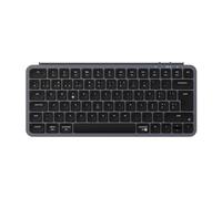 Keychron B1 Pro Clavier sans-Fil, Clavier Français AZERTY Layout, Récepteur 2.4 GHz/Bluetooth/Filaire, Clavier Custom Programmable, Extra-Fin, Compatible avec Mac et Windows - Gris Sidéral