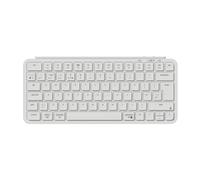Keychron B1 Pro Clavier sans-Fil, Clavier Français AZERTY Layout, Récepteur 2.4 GHz/Bluetooth/Filaire, Clavier Custom Programmable, Extra-Fin, Compatible avec Mac et Windows - Blanc Ivoire