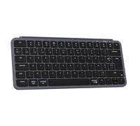 Keychron B1 Pro Clavier sans Fil Ultra-Mince avec ZMK Customization - pour Mac & Windows - Capuchons de Touches concaves - Silicone de Protection - Bluetooth 5.2 - Gris Espace - 77 Touches