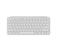 Keychron B1 Pro Ultra Thin Wireless ZMK Custom Keyboard, Programmable Bluetooth/2.3g/Wired Lightweight with 1200 Hours Long Battery Life Silent Key for Mac/Windows - Ivoire Blanc