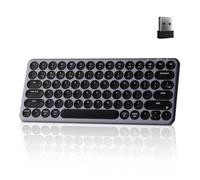Keychron B3 Pro Clavier mécanique sans fil ultra fin 75 % 2,4 GHz, Bluetooth 5.2 et connexion filaire, design discret léger, connexion multi-appareils pour Windows/Mac/tablette/téléphone - Gris