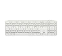Keychron B6 Pro Clavier sans Fil Ultra-Mince, 100% AZERTY Layout Clavier Gamer, 800 mAh Rechargeable, Programmez avec ZMK/Launcher, 2,4 GHz/Bluetooth 5.2/Filaire, pour Mac/Win/Linux - Blanc Ivoire
