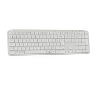 Keychron B6 Pro Clavier sans Fil Ultra-Mince, 100% AZERTY Layout Clavier Gamer, Programmez avec ZMK Launcher, 2,4 GHz/Bluetooth 5.2/Filaire, pour Mac/Windows/Linux - Blanc Ivoire