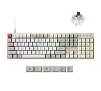 Keychron C2 Pro Clavier mécanique filaire avec taux d'interrogation de 8 K Hz, rétroéclairé RVB personnalisé, remplaçable à chaud, touches PBT non brillantes compatibles avec Mac, Windows, Linux