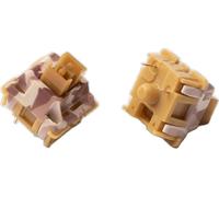 Keychron Camo Switch Camel Switches pour clavier de jeu mécanique 110 pcs( 3-Pin, MX Stem, 40+10 Gf )