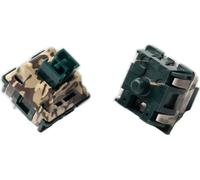 Keychron Camo Switch Green Switches pour clavier de jeu mécanique 110 pcs( 3-Pin, MX Stem, 40+10 Gf )