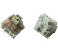 Keychron Camo Switch Light Green Commutateurs pour clavier de jeu mécanique 110 pcs( 3-Pin, MX Stem, 40+10 Gf )