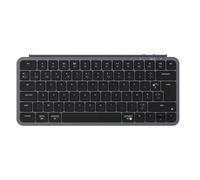 Keychron B1 Pro Clavier sans Fil 2.4 GHz, AZERTY Français, Programmez avec ZMK/Launcher, Frappe Silencieuse, 1 200 Heures d'Autonomie, Clavier Ergonomique pour Mac, Windows et Linux - Gris sidéral