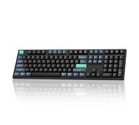 Keychron Clavier Bluetooth sans fil B36 2,4 GHz - Clavier de frappe silencieux - 100 % pleine grandeur - Support avec pavé numérique - Angle ergonomique - Compatible avec Mac Windows Linux