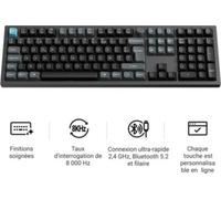 Keychron Clavier mécanique gaming Q6 Ultra 8K Rétroéclairage RGB Noir
