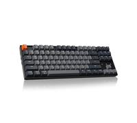 Keychron Clavier mécanique sans fil K8 Tenkeyless pour Mac, rétro-éclairage blanc, Bluetooth, multitâche, clavier de jeu filaire type C pour Windows avec interrupteur Gateron G Pro café