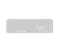 Keychron Clavier sans Fil B6 Pro Ultra Fin Full Size Layout Italien ISO QWERTY, configurable ZMK, Touches PBT, 3 Modes 2,4 GHz/Bluetooth/Filaire, Compatible Win/Mac/Linux, Blanc Ivoire
