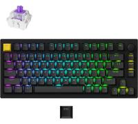 Keychron Clavier sans fil mécanique / magnétique Lemokey P1 HE Gaming Wireless Gateron Double-Rail Magnetic Nebula Switch P1H-M1
