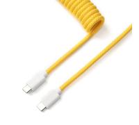 Keychron Coiled Aviator Cable Câble spirale pour clavier mécanique Jaune