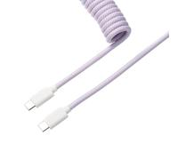 Keychron Coiled Aviator Cable Câble spirale pour clavier mécanique Violet clair Droit