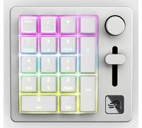 Keychron GMMK Numpad clavier maison/bureau USB + RF Wireless + Bluetooth Blanc