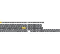 Keychron Jeu de capuchons de touches pour clavier mécanique US ANSI, Double Shot PBT OSA Full Set Keycaps Set, Gris foncé