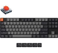Keychron K1 QMK Clavier mécanique sans fil (version 6) QWERTY US, RGB Hot-Swappable, Switch Red K1X-H1