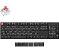 Keychron K10 QMK Version 2 Clavier mécanique sans fil, Blanc LED, QWERTY US Layout - Keychron Super Red Switch K10X-A1