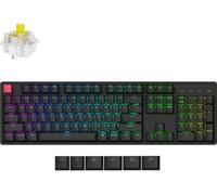 Keychron K10 QMK Version 2 Clavier mécanique sans fil, RGB LED, QWERTY US Layout, Alu Frame K10X-J4