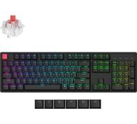 Keychron K10 QMK Version 2 Clavier mécanique sans fil, RGB LED, QWERTY US Layout - Keychron Super Red Switch K10X-C1