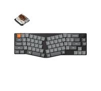 Keychron K11 Max Low-Profile Clavier mécanique sans Fil RVB, Bluetooth/2.4 GHz/Filaire, QMK/Via programmable, Gateron Hot-Swappable Brown - Compatible avec Mac Windows Linux