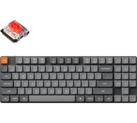 Keychron K13 Max Kabelloss Clavier mécanique QMK/VIA, RGB LED, QWERTY US, Low Profile, Gateron Mechanical Red K13M-H1