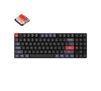 Keychron K13 Pro QMK/VIA Clavier mécanique personnalisé sans fil Ultra-Slim PBT Keycaps Commutateur rouge Gateron rétro-éclairé blanc