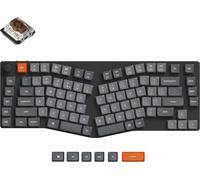 Keychron K15 Max QMK Clavier mécanique sans fil, LED blanche, QWERTY US, Layout Gateron Brown - K15M-A3